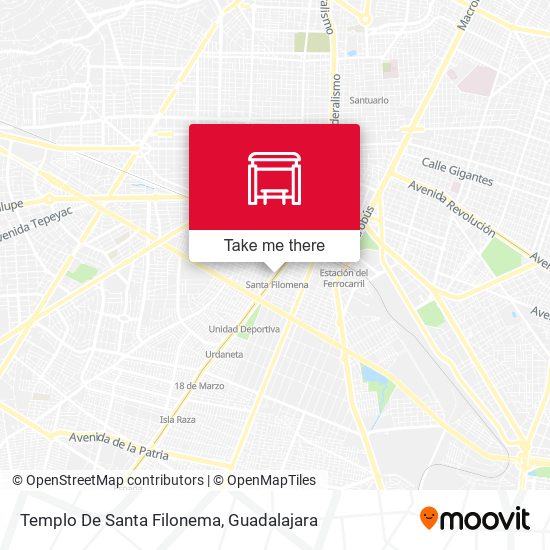 Mapa de Templo De Santa Filonema