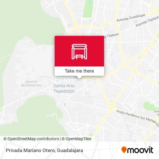 Mapa de Privada Mariano Otero