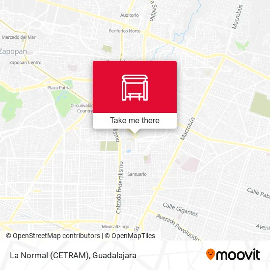 Mapa de La Normal (CETRAM)