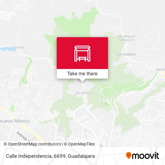 Calle Independencia, 6699 map