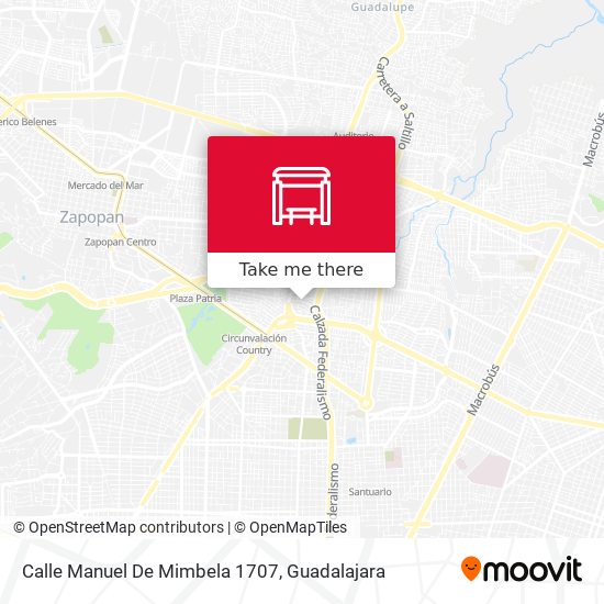 Calle Manuel De Mimbela 1707 map