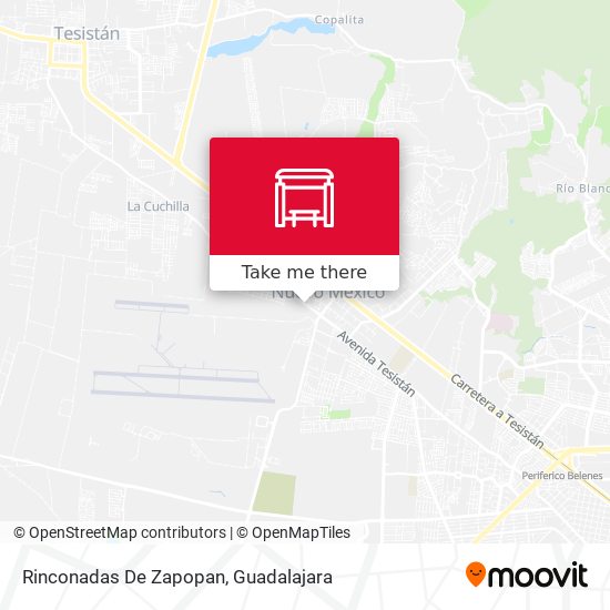 Mapa de Rinconadas De Zapopan