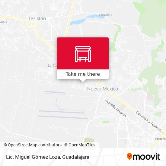 Mapa de Lic. Miguel Gómez Loza