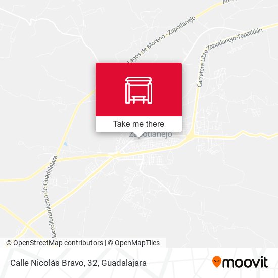 Mapa de Calle Nicolás Bravo, 32