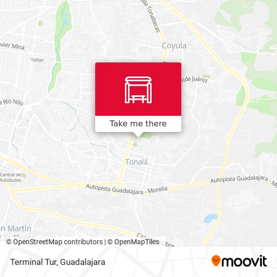 Mapa de Terminal Tur