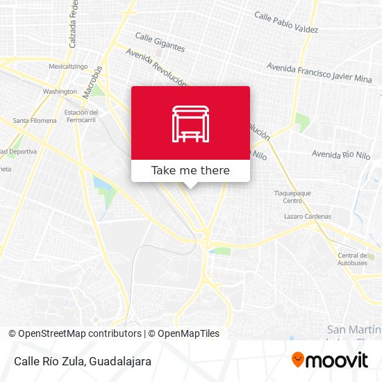 Mapa de Calle Río Zula