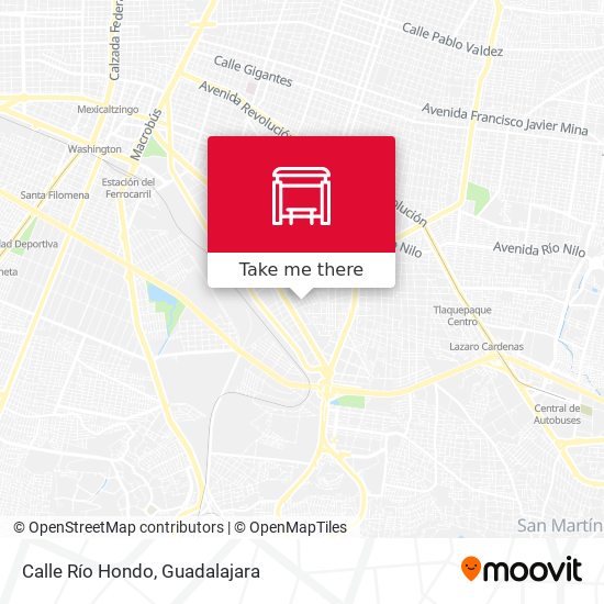 Mapa de Calle Río Hondo