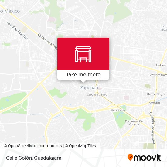 Mapa de Calle Colón
