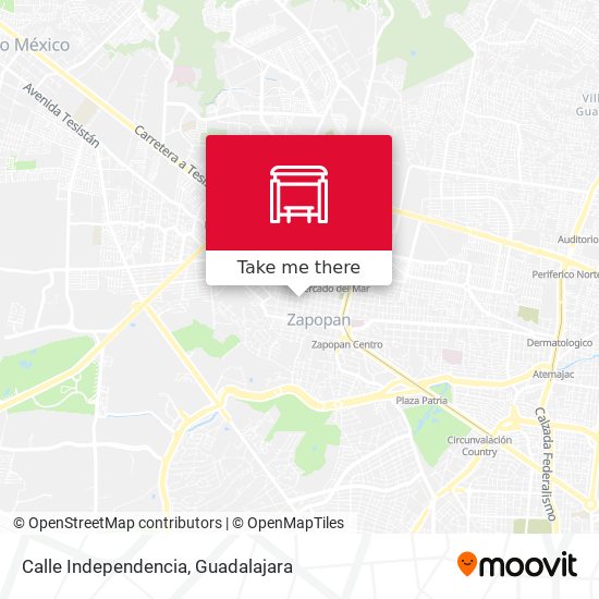 Calle Independencia map