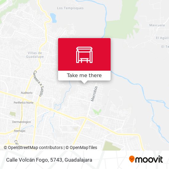 Calle Volcán Fogo, 5743 map