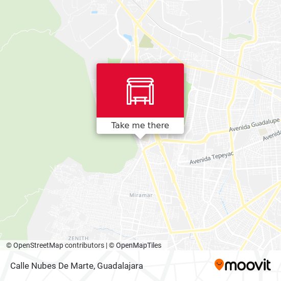 Calle Nubes De Marte map