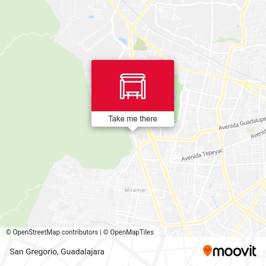 Mapa de San Gregorio
