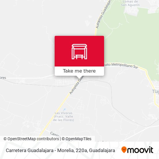 Carretera Guadalajara - Morelia, 220a map