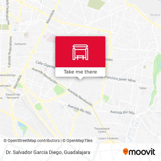 Mapa de Dr. Salvador García Diego