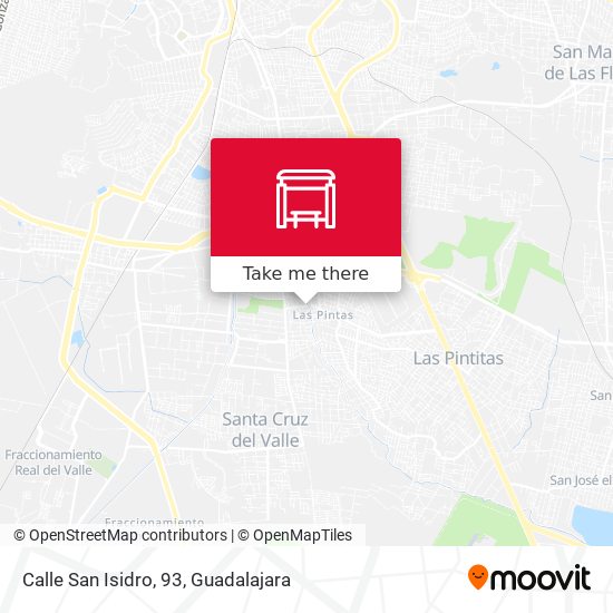 Mapa de Calle San Isidro, 93