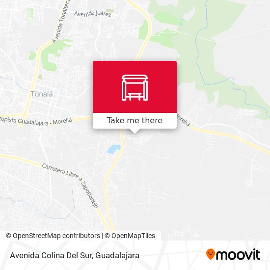 Avenida Colina Del Sur map