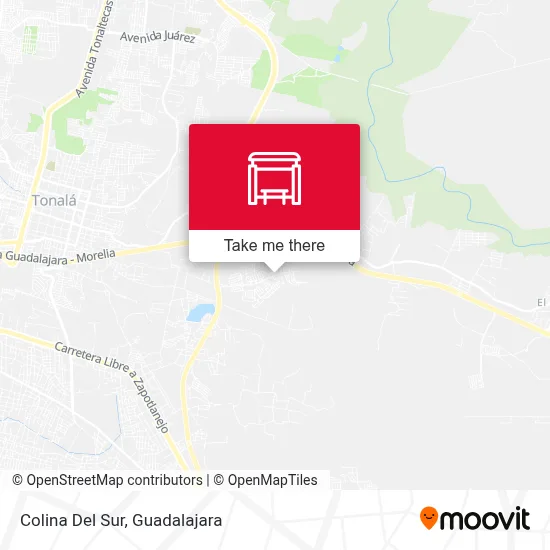 Colina Del Sur map