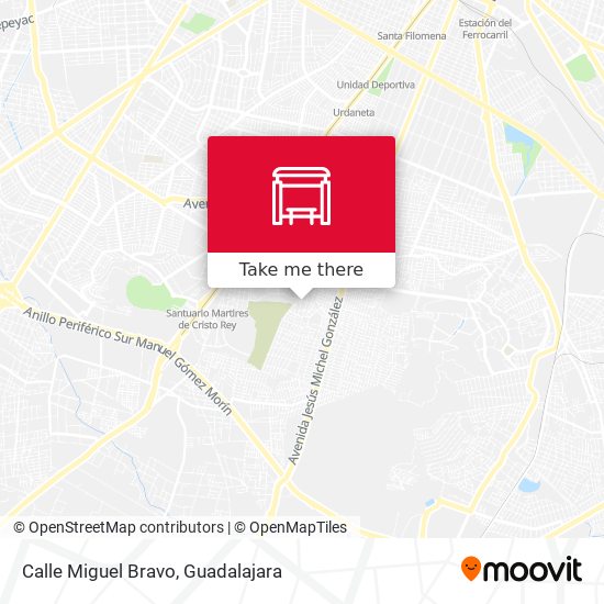 Calle Miguel Bravo map