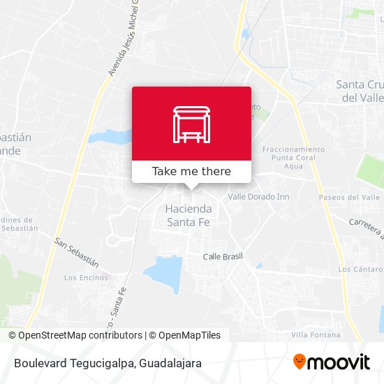 Mapa de Boulevard Tegucigalpa