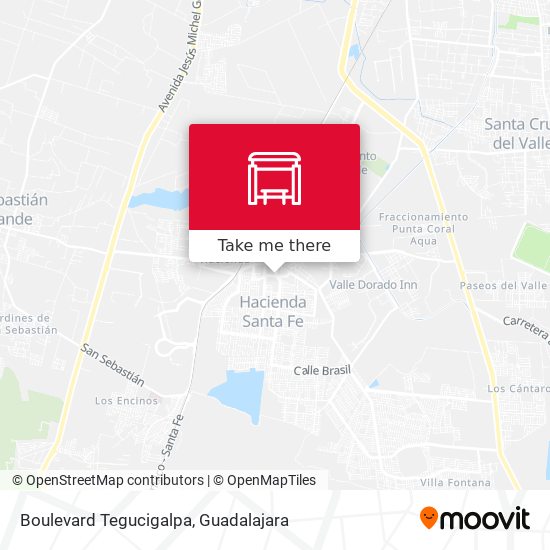 Boulevard Tegucigalpa map