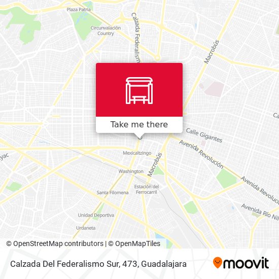 Mapa de Calzada Del Federalismo Sur, 473