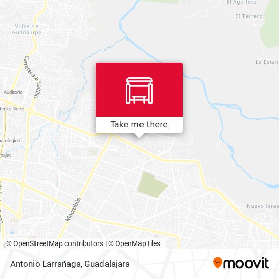 Mapa de Antonio Larrañaga
