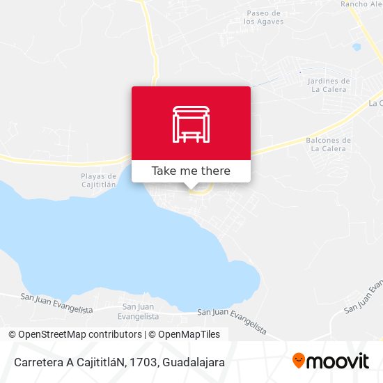 Carretera A CajititláN, 1703 map