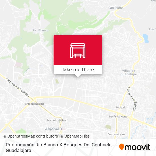 Prolongación Río Blanco X Bosques Del Centinela map