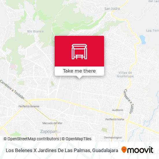 Mapa de Los Belenes X Jardines De Las Palmas