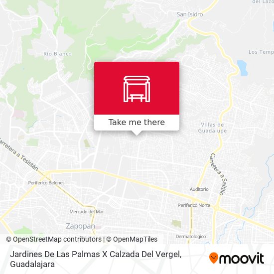 Mapa de Jardines De Las Palmas X Calzada Del Vergel