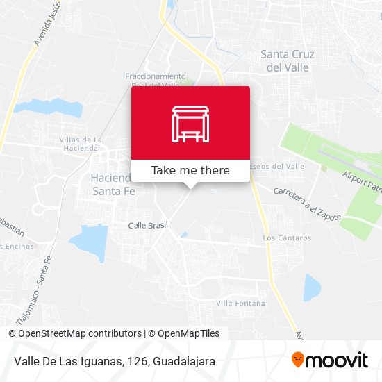 Valle De Las Iguanas, 126 map