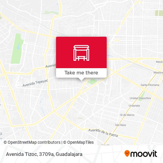 Avenida Tizoc, 3709a map