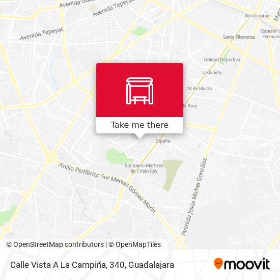 Calle Vista A La Campiña, 340 map