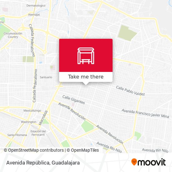 Avenida República map