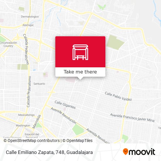 Calle Emiliano Zapata, 748 map