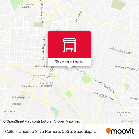 Calle Francisco Silva Romero, 553a map