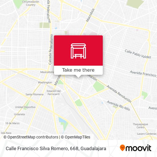 Mapa de Calle Francisco Silva Romero, 668