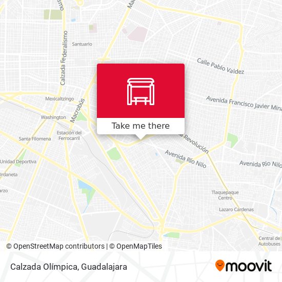 Mapa de Calzada Olímpica
