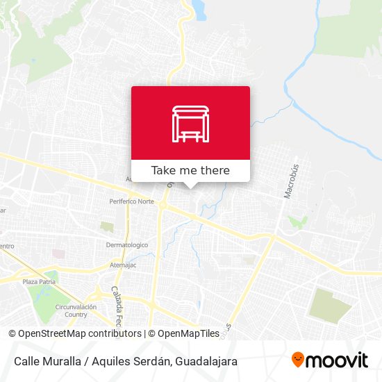 Calle Muralla / Aquiles Serdán map