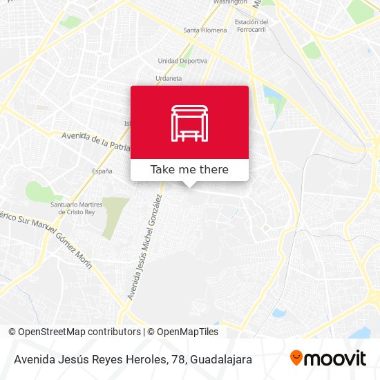 Mapa de Avenida Jesús Reyes Heroles, 78