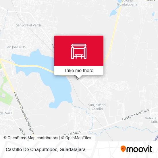 Castillo De Chapultepec map