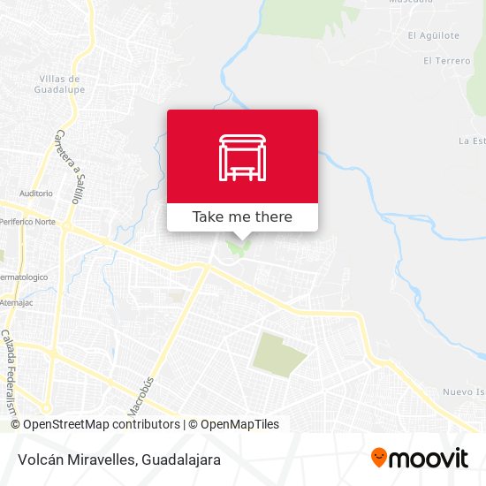 Volcán Miravelles map