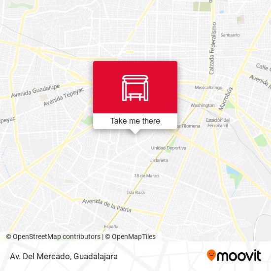 Av. Del Mercado map