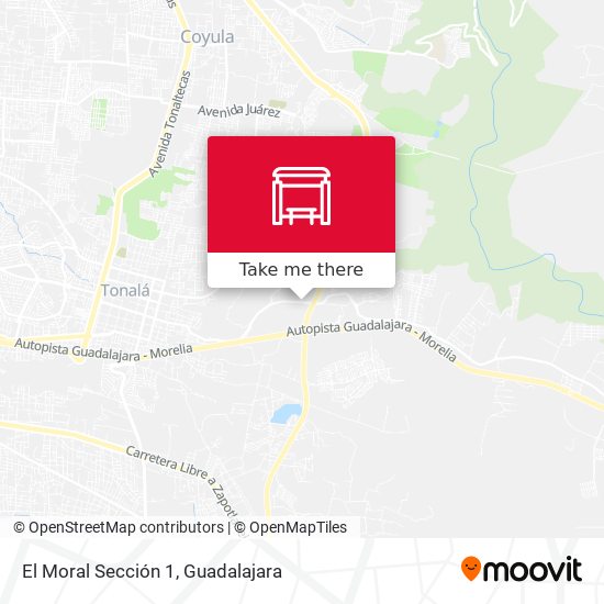 El Moral Sección 1 map