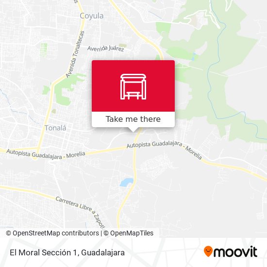 El Moral Sección 1 map
