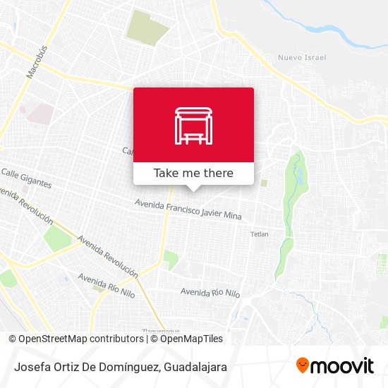 Mapa de Josefa Ortiz De Domínguez
