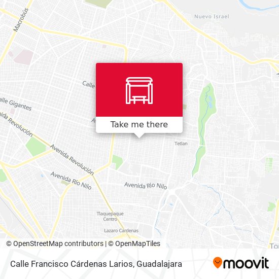 Calle Francisco Cárdenas Larios map