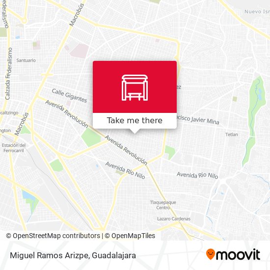 Mapa de Miguel Ramos Arizpe