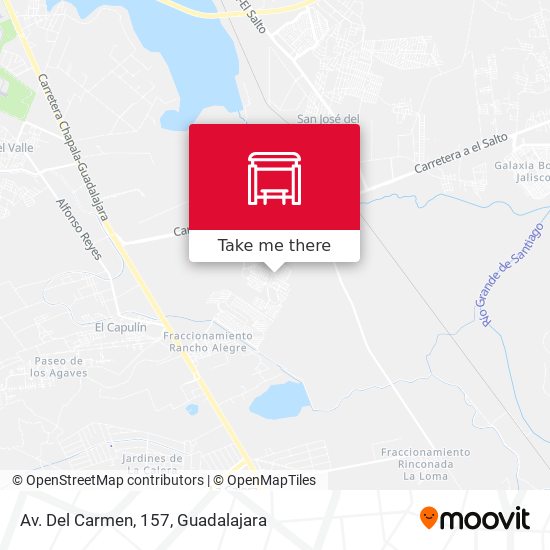 Mapa de Av. Del Carmen, 157