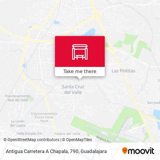 Antigua Carretera A Chapala, 790 map